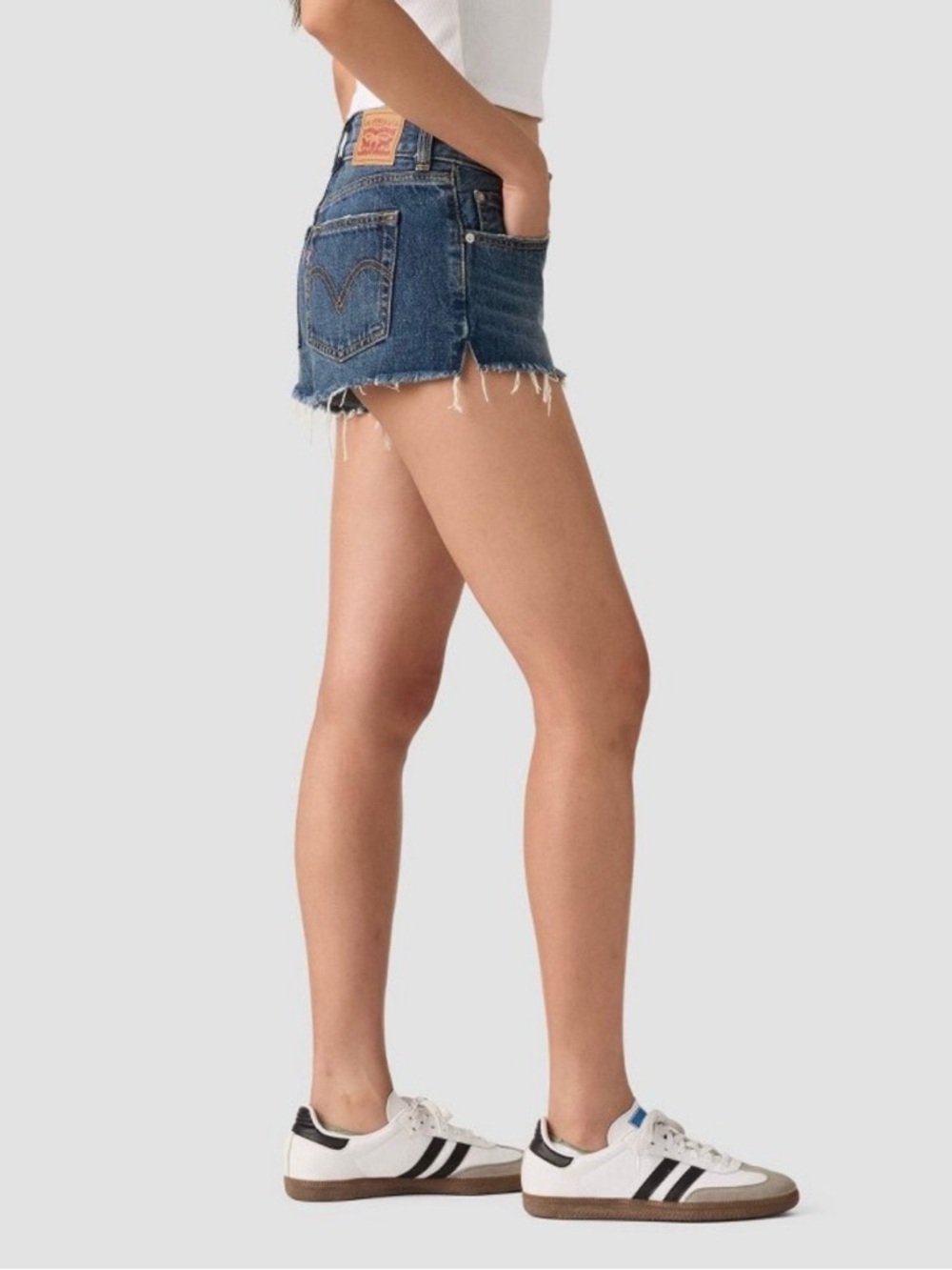 Levi's Women’s superlow loose denim shorts